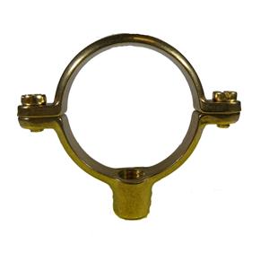 15mm OD Cast Brass Single Ring Pipe Brackets 'Munsen Rings'